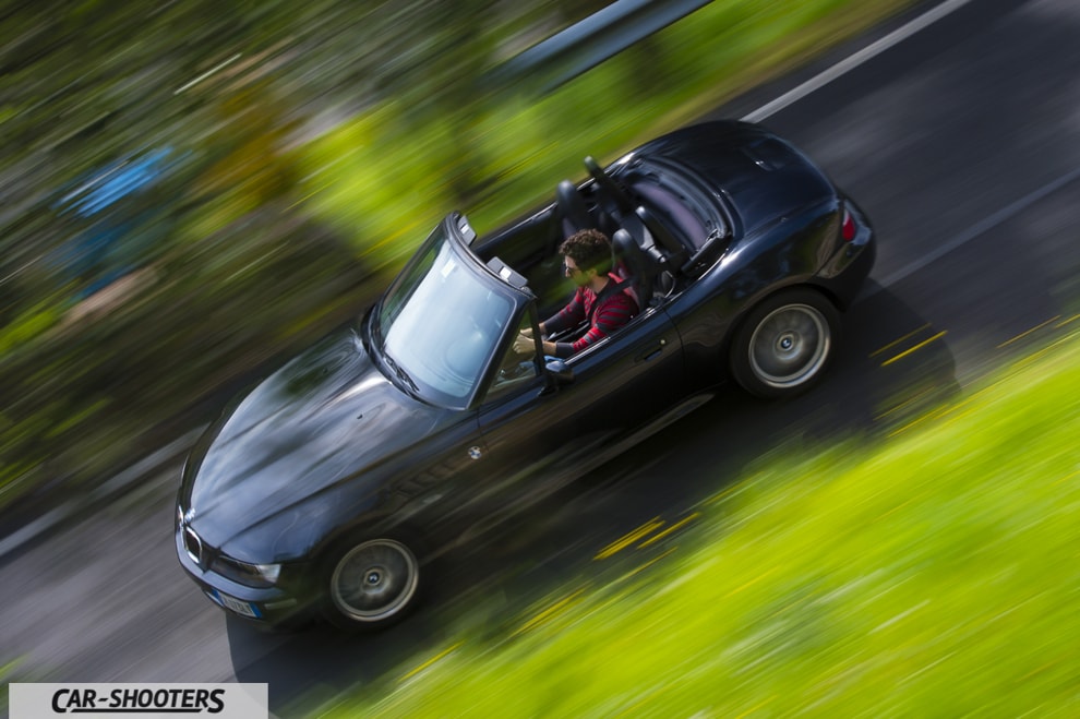 panning bmw z3 dall'alto